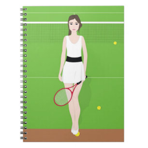 Tennis Player Notebook