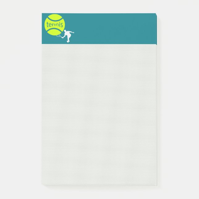 Tennis player post-it notes (Front)