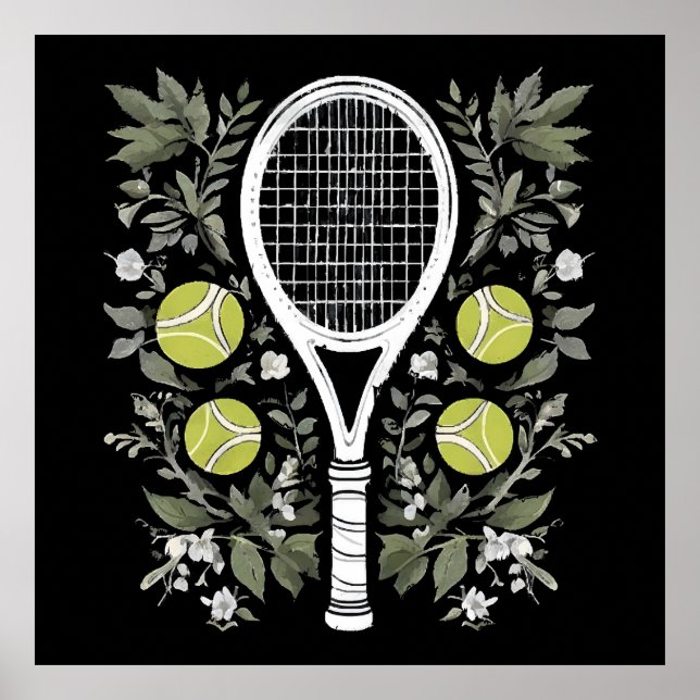 Tennis Player Poster (Front)