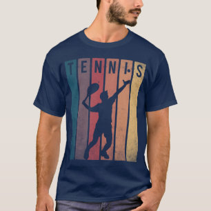 Tennis Player Retro Sunset T-Shirt