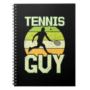 Tennis Player Tennis Guy Notebook