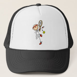 Tennis Player with Racquet Tshirts and Gifts Trucker Hat