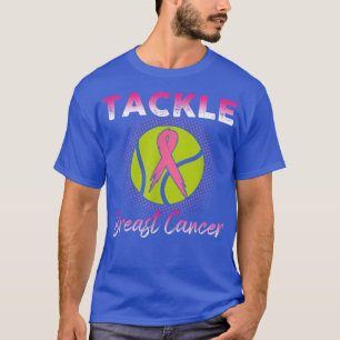 Tennis Players Pink Ribbon Breast Cancer Awareness T-Shirt