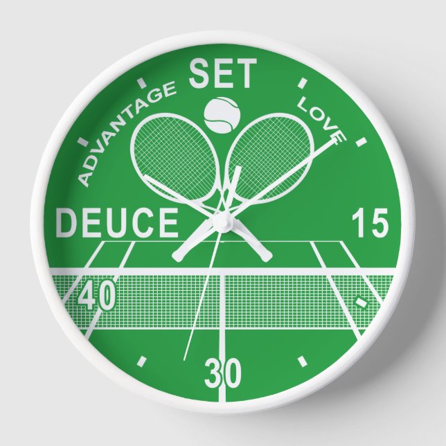 Tennis Players, Tennis Clock. Clock (Front)