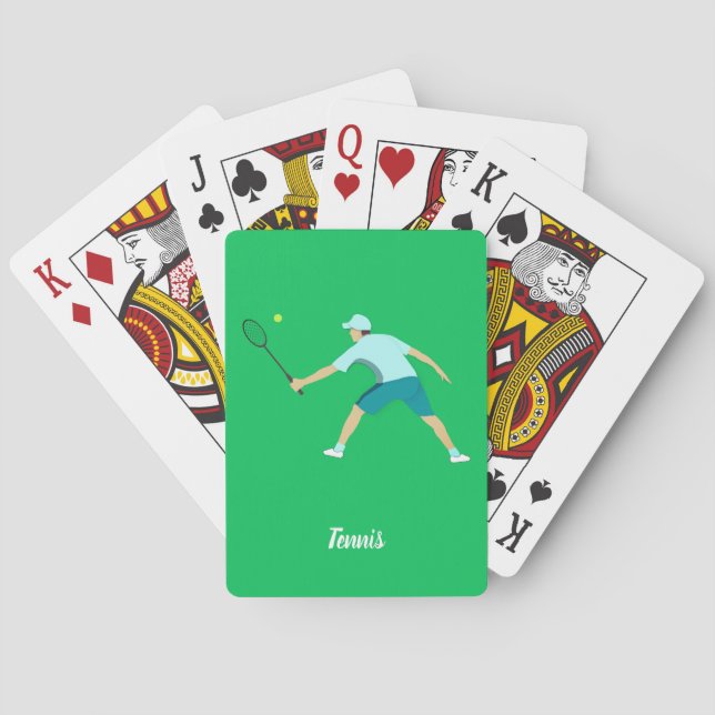 Tennis Playing Cards (Back)