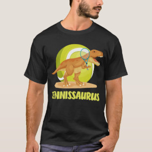 Tennis playing Trex Funny Dino Sport T-Shirt