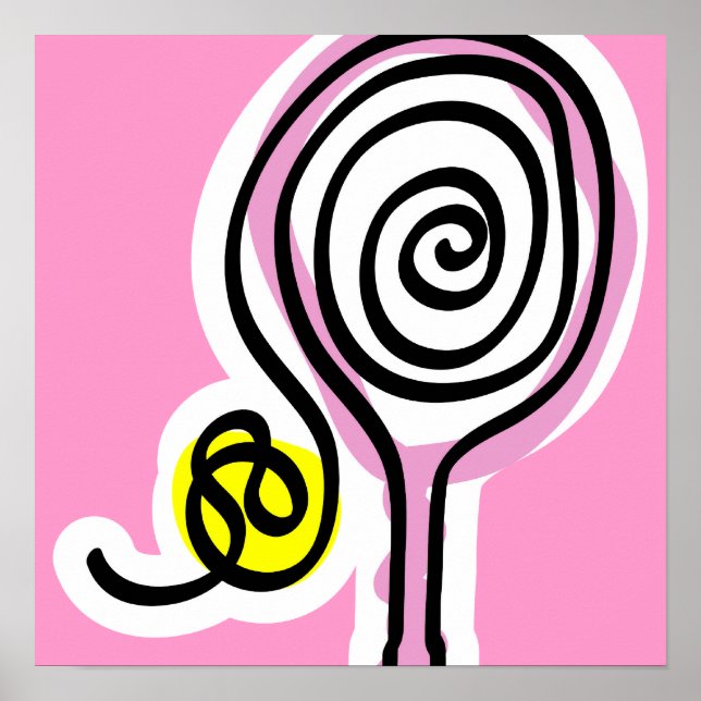 Tennis poster for girl (Front)