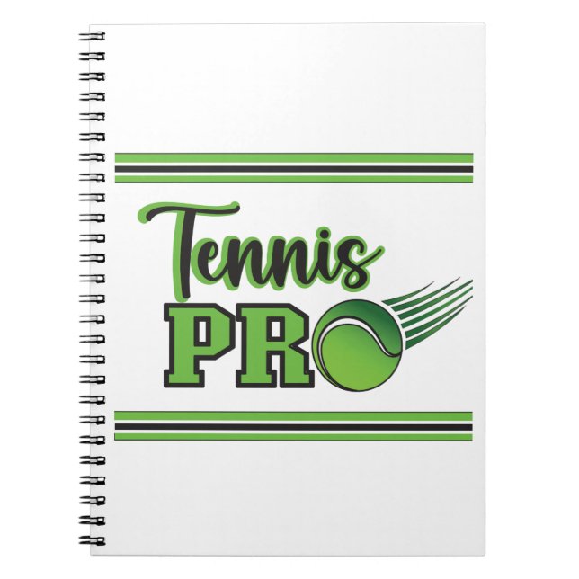 Tennis Pro Notebook (Front)