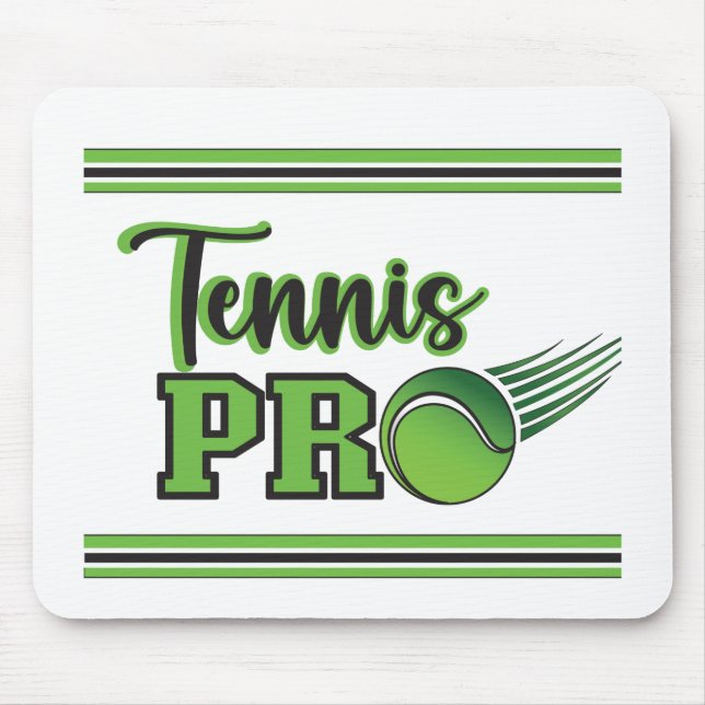 Tennis Professional Mouse Mat (Front)