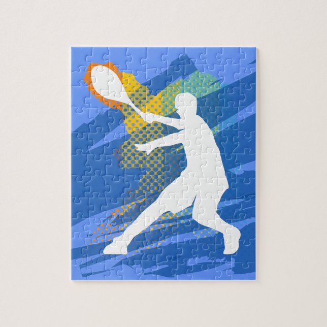 Tennis puzzle - kids gift for players and fans (Vertical)