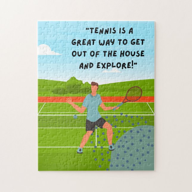 Tennis Puzzles for Tennis Player (Vertical)