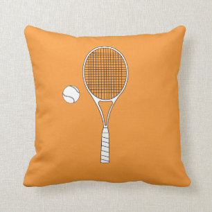 Tennis Racket and Ball American Mojo Pillows