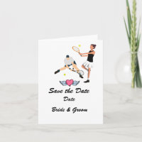 Tennis racket and ball Bride and Groom Wedding