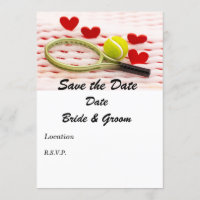 Tennis racket and ball with love