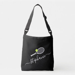 Tennis Racket Monogram Black Sports Crossbody Bag