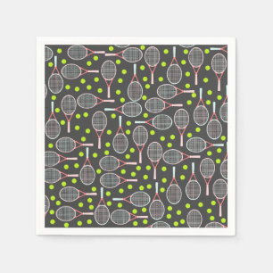 Tennis Racket Paper Napkins
