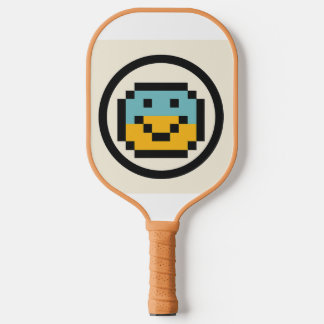 Tennis racket with an imoji pickleball paddle