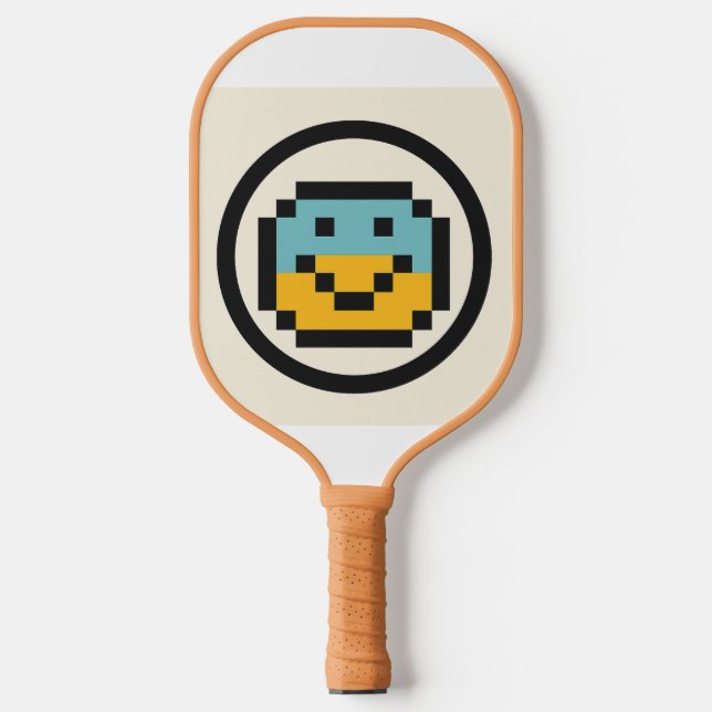 Tennis racket with an imoji pickleball paddle (Front)