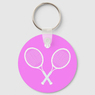 Tennis Rackets and Ball    Key Ring