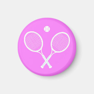 Tennis Rackets and Ball    Magnet