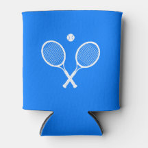 Tennis Rackets and Ball Party Blue