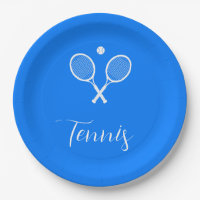Tennis Rackets and Ball Ultramarine Blue