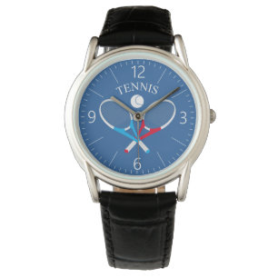 Tennis rackets and tennis ball watch