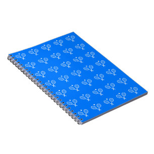 Tennis Rackets Blue Background Case-Mate iPhone Notebook