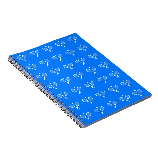 Tennis Rackets Blue Background   Case-Mate iPhone  Notebook (Right Side)