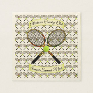 Tennis Rackets Napkins