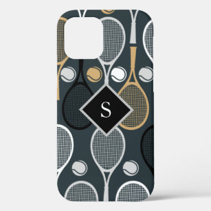 Tennis Rackets Personalised Monogrammed Sport Name Case-Mate iPhone Case