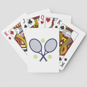 Tennis Rackets Playing Cards