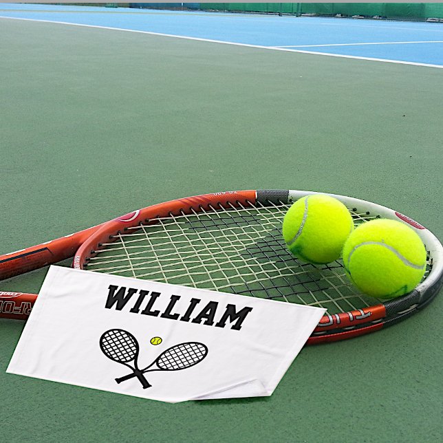 Tennis Rackets Sports Hand Towel (Creator Uploaded)