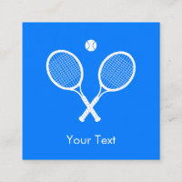 Tennis Rackets with Ball Ultramarine Blue Custom