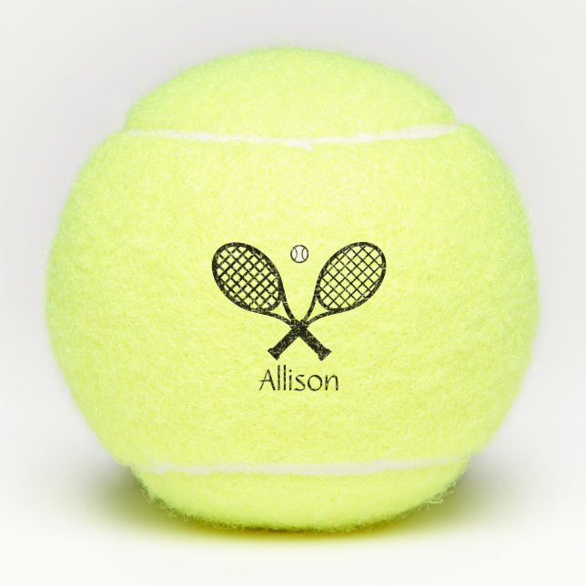 Tennis Racquet and Ball (Front)