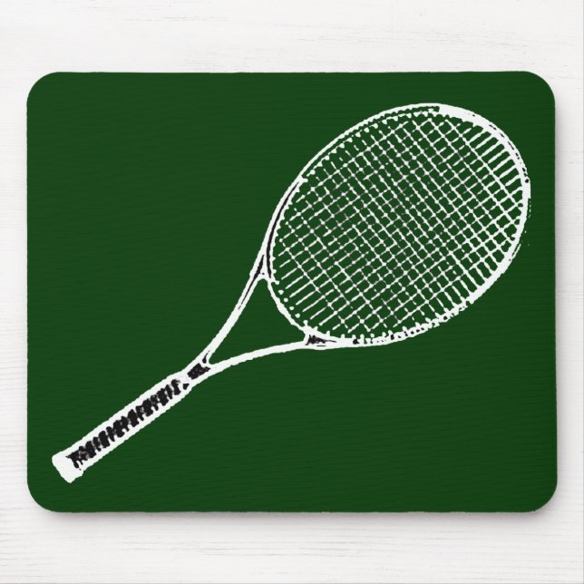 tennis racquet mouse mat (Front)