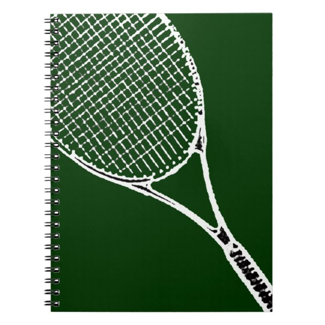 tennis racquet notebook (Front)