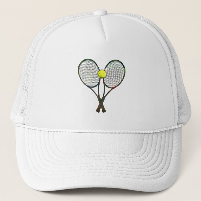 TENNIS RACQUETS & BALL Hat (Front)