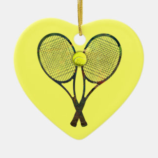 TENNIS RACQUETS & BALL Ornament
