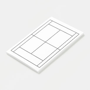 Tennis Record Post-it Notes