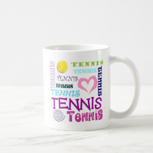 Tennis Repeating Coffee Mug