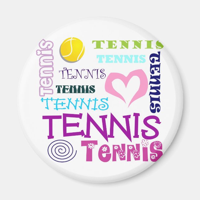 Tennis Repeating Magnet (Front)