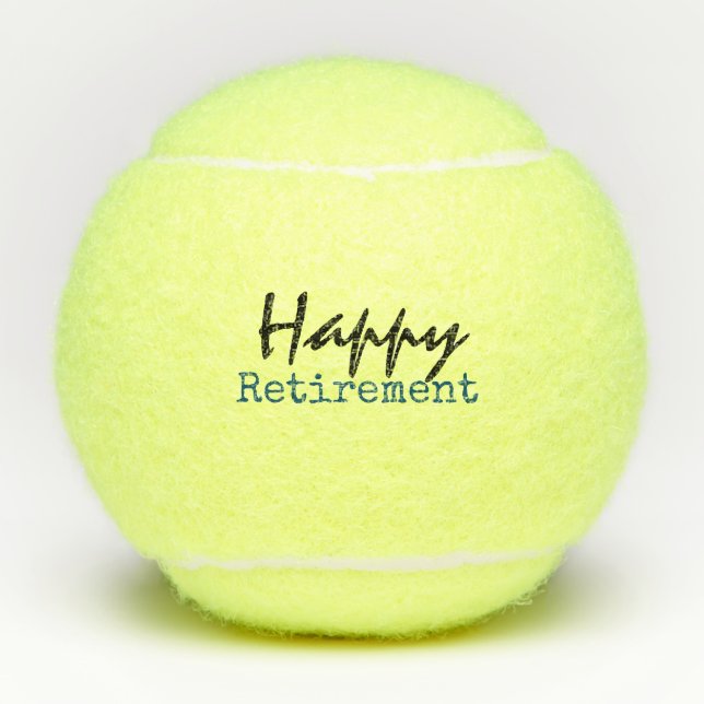 Tennis Retirement Balls (Front)