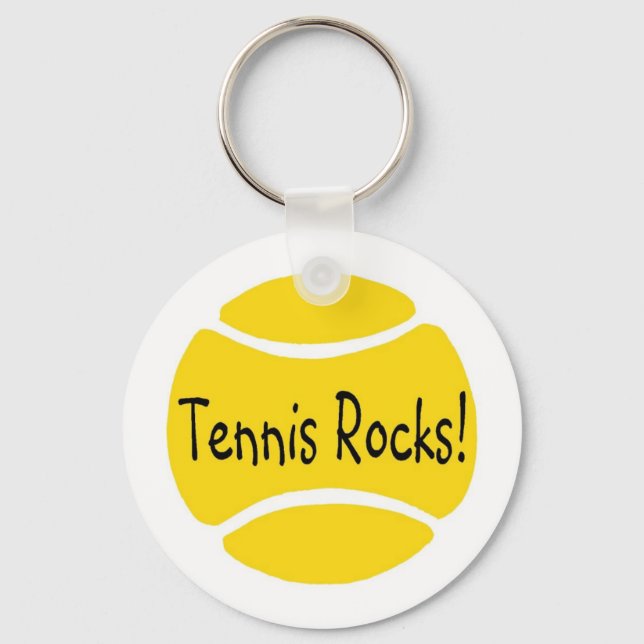 Tennis Rocks Key Ring (Front)
