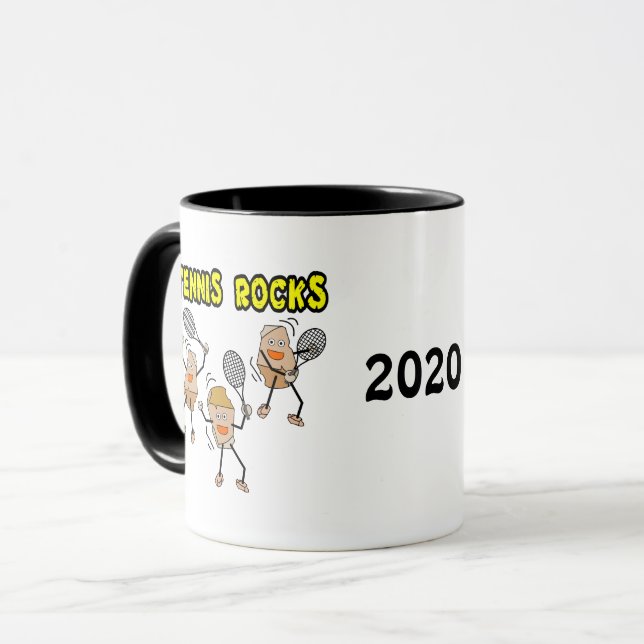 Tennis Rocks Mug (Front Left)