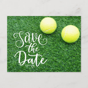 Tennis  Save the Date for Party Invitation   Postcard