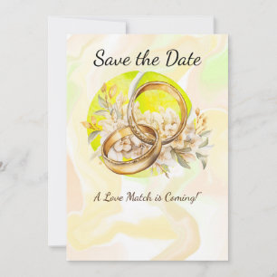 Tennis Save the date Tennis Player wedding Invitation