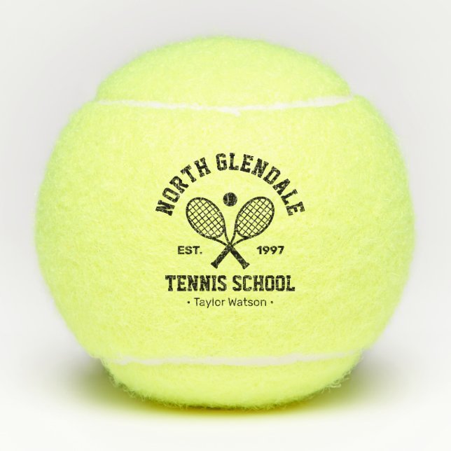 Tennis School Personalised Balls (Front)