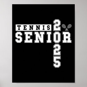 Tennis Senior Night Tennis Senior 2025 Graduation  Poster