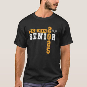 Tennis Senior Night Tennis Senior 2025 Graduation T-Shirt